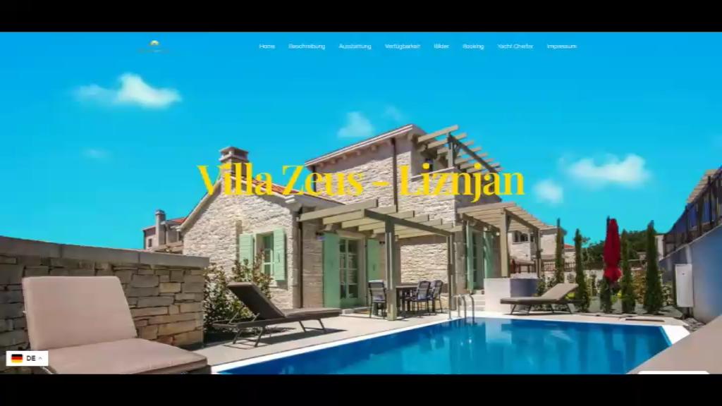 Website-Referenz Villa-Zeus